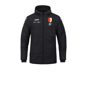 JAKO Team Coach Kapuzenjacke Kids Schwarz F800