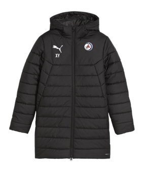 PUMA teamFINAL Bench Jacke Kids Schwarz F03