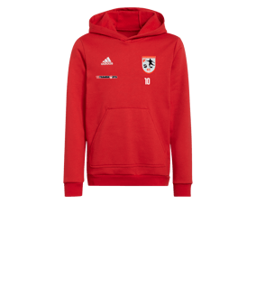 adidas Entrada 22 Hoody Kids Rot