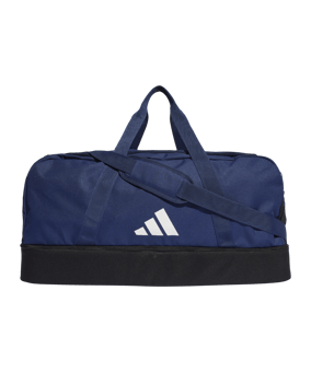 adidas Tiro League Duffel Bag Gr. L Blau Weiss