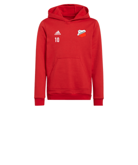 adidas Entrada 22 Hoody Kids Rot