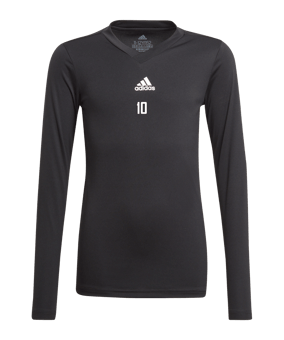 adidas Team Base Top langarm Kids Schwarz