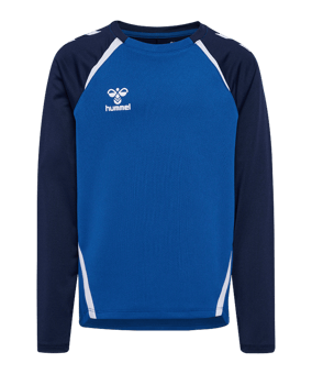 Hummel Lead 2.0 Crew Sweatshirt Kids Blau F8607 - blau