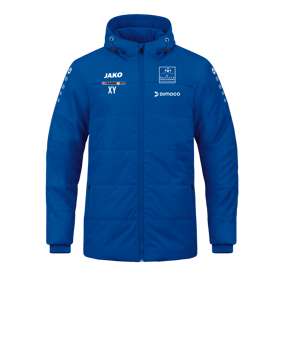 JAKO Team Coach Kapuzenjacke Blau F400