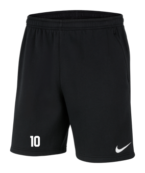 Nike Park 20 Fleece Short Kids Schwarz Weiss F010