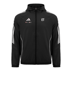 adidas Tiro 24 Windbreaker Schwarz Weiss