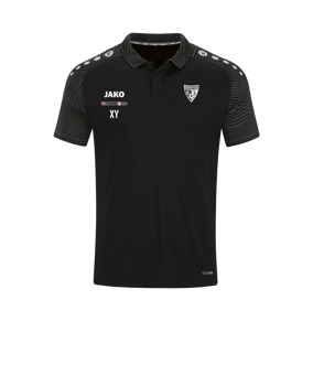 JAKO Performance Polo Schwarz Grau F804