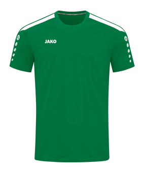 JAKO Power T-Shirt Kids Grün Weiss F200