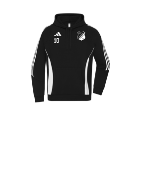 adidas Tiro 24 Hoody Kids Schwarz Weiss