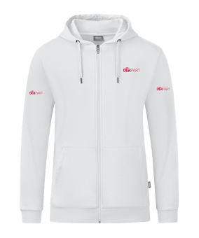 JAKO Organic Kapuzenjacke Weiss F000
