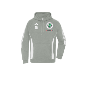 adidas Tiro 24 Hoody Kids Grau Weiss