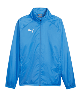 PUMA teamGOAL Allwetterjacke Blau Weiss F02 - blau