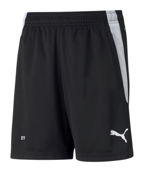 PUMA teamLIGA Short Kids Schwarz Weiss F03