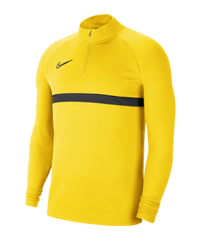 Nike Academy 21 Drill Top Gelb Schwarz F719 - gelb