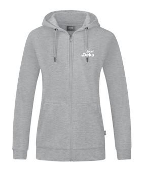 JAKO Organic Kapuzenjacke Damen Grau F520
