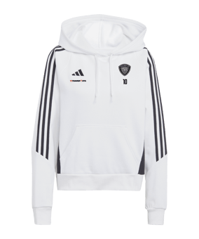 adidas Tiro 24 Hoody Damen Weiss Schwarz