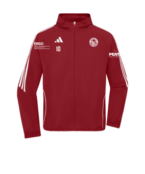 adidas Tiro 24 Windbreaker Rot Weiss