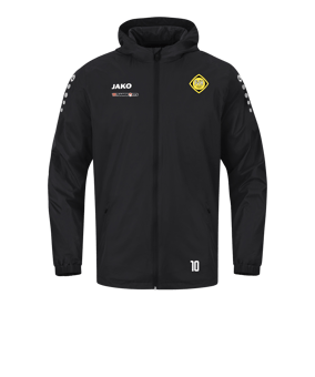 JAKO Team 2.0 Allwetterjacke Schwarz F800