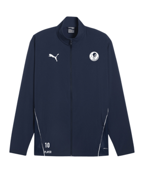 PUMA teamGOAL Sideline Jacke Blau F06