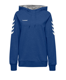 Hummel Cotton Hoody Damen Blau F7045 - blau