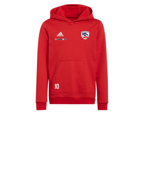 adidas Entrada 22 Hoody Kids Rot
