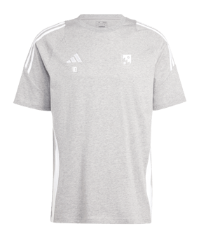 adidas Tiro 24 T-Shirt Grau Weiss