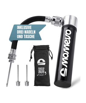 Momevo PocketAir Mini Pumpe Schwarz - schwarz