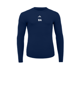adidas Techfit Longsleeve Kids Blau
