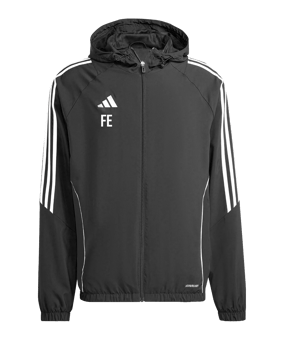 adidas Tiro 24 Windbreaker Schwarz Weiss