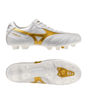 Mizuno Morelia II Japan FG Bright Gold Bianco C50 - bianco