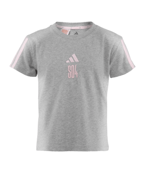 adidas FC Schalke 04 T-Shirt Kids Grau - grau
