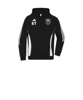 adidas Tiro 24 Hoody Kids Schwarz Weiss