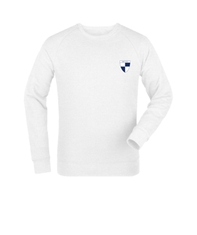 Merch Roller Sweatshirt White | #justlogo4c