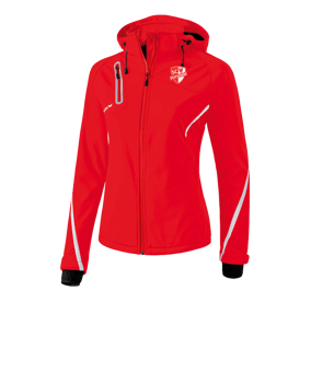 Erima Softshell Jacke Active Wear Damen Rot