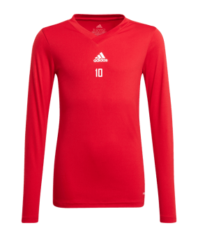 adidas Team Base Top langarm Kids Rot
