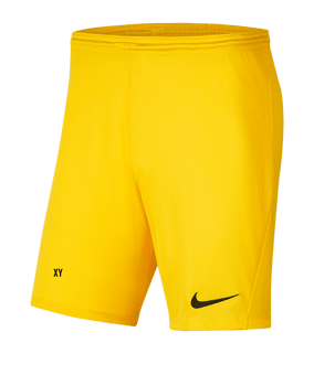 Nike Park III Short Kids Gelb F719