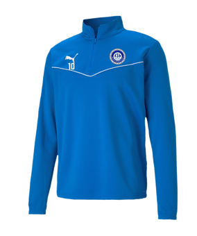 PUMA teamRISE HalfZip Sweatshirt Blau F02