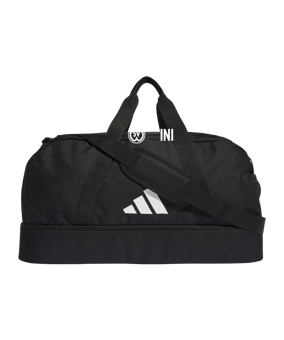 adidas Tiro League Duffel Bag Gr. M Schwarz Weiss