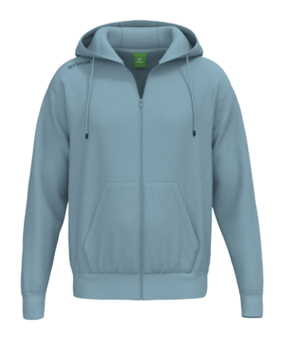 Erima Jas met capuchon Blauw Ksmokeblue - blauw