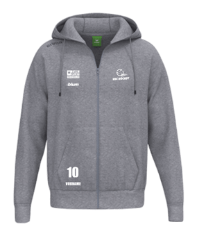 Erima TS Kapuzenjacke Grau