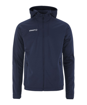 Craft Evolve 2.0 Brushed Kapuzenjacke Blau - blau