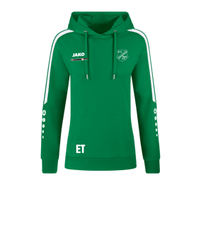 JAKO Power Hoody Damen Grün Weiss F200