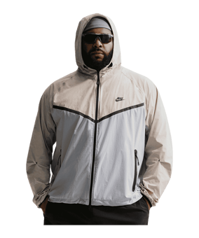 Nike Dri-Fit Tech Woven Windbreaker Grigio C012 - grigio