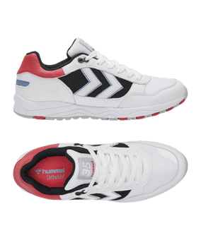 Hummel 3S Sport Leather Sneaker Weiss F9001 - weiss