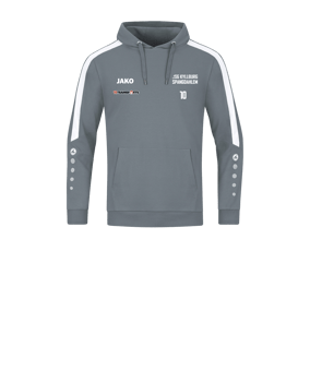JAKO Power Hoody Kids Grau Weiss F840