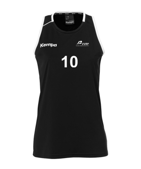 Kempa Player Tanktop Damen Schwarz Weiss F01