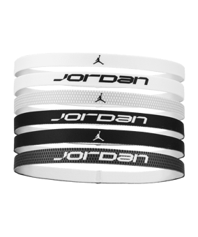 Jordan Elastic Sport 6 PK Printed Stirnband Schwarz F036 - schwarz