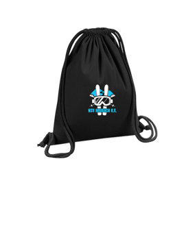 Merch Organic Premium Cotton Gymsack Black | #logo