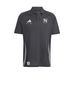 adidas Tiro 24 Comp Poloshirt Schwarz Grau