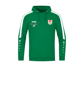 JAKO Power Hoody Kids Grün Weiss F200